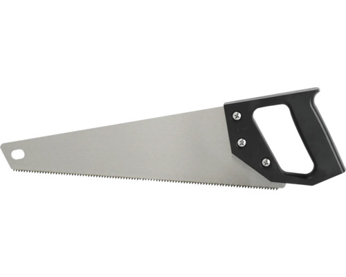 Scie à main à queue de renard Pattfield 350 mm Scie à main avec poignée noire