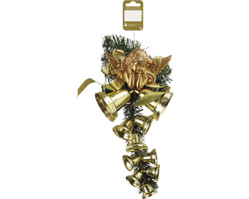 Weihnachtsdekoration mit Engel und Glocken