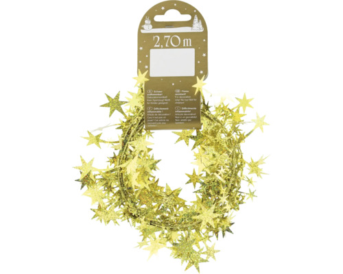 Guirlande en forme d'étoile 2,70 mètres, décoration