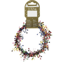 Weihnachtsbaumschmuck Girlande mit Sternen, 2,70 Meter