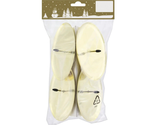 Lot de quatre bougies chauffe-plat LED Geroma dans un emballage plastique