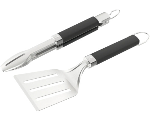 Set d'ustensiles pour barbecue avec pince et spatule