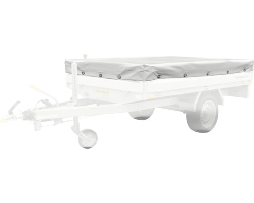 Remorque avec bâche