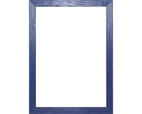Blauer Holzbilderrahmen