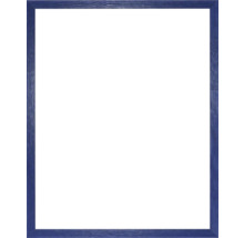 Blauer Bilderrahmen aus Holz