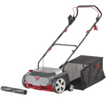 Elektrischer Vertikutierer mit Fangkorb und zusätzlicher Walze