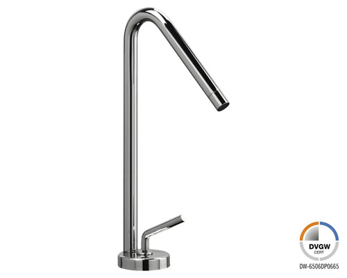 Mitigeur de lavabo Jungborn Pixel chrome Robinet d'eau froide autoportant en métal avec certificat DVGW
