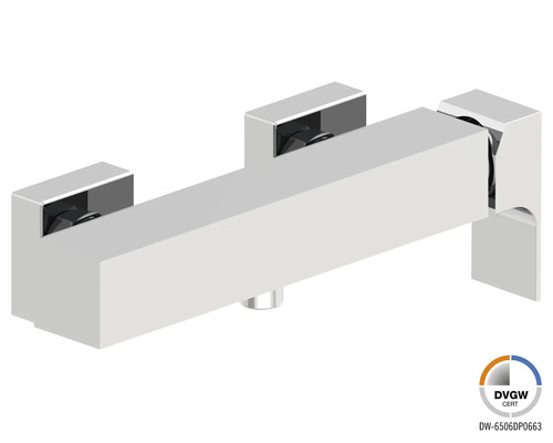 Jungborn Robinetterie de douche ZETA certifié DVGW chrome Robinet mural pour salle de bains avec certification DVGW