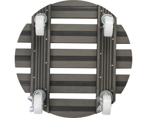 Support à roulettes en plastique pour bacs à plantes