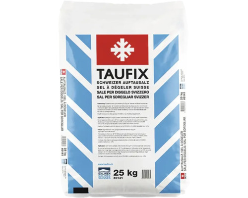 Taufifix Auftausalz im 25 Kilogramm Sack