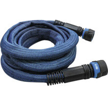 Gartenschlauch aus textilem Material mit Kupplungen