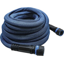 Gartenschlauch mit Textilummantelung und Anschlussstücken