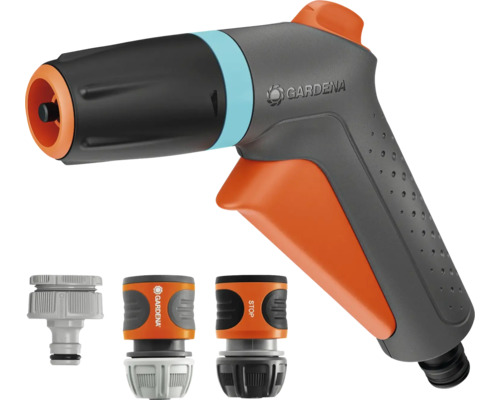 Pistolet de nettoyage Gardena avec raccords