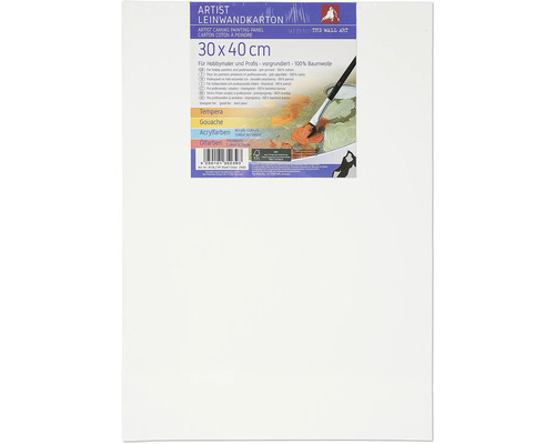 Malkarton 30x40 cm Künstler Leinwandkarton 30 mal 40 Zentimeter