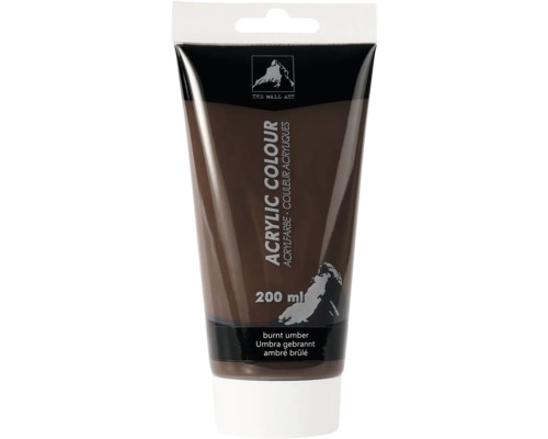 Acrylfarbe umbra gebrannt 200 ml Tube Acrylfarbe Umbra gebrannt, 200 ml