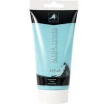 Tube de peinture acrylique turquoise, 200 ml