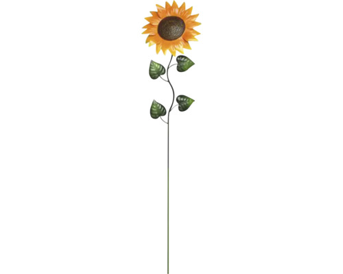 Sonnenblume als Gartenstecker