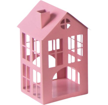 Photophore décoratif en forme de maison