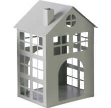 Photophore décoratif en métal en forme de maison