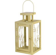 Lanterne décorative avec motif de plantes