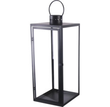 Lanterne décorative en métal avec porte ouvrante