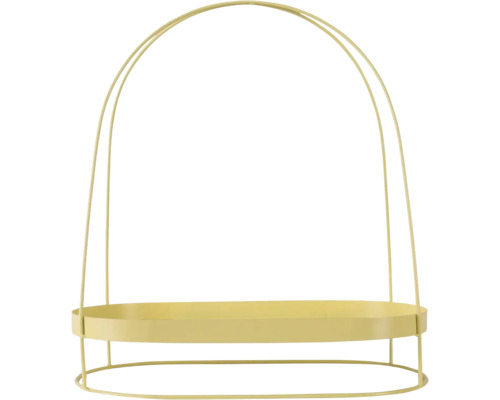 Metall Pflanzenständer mit ovaler Ablage