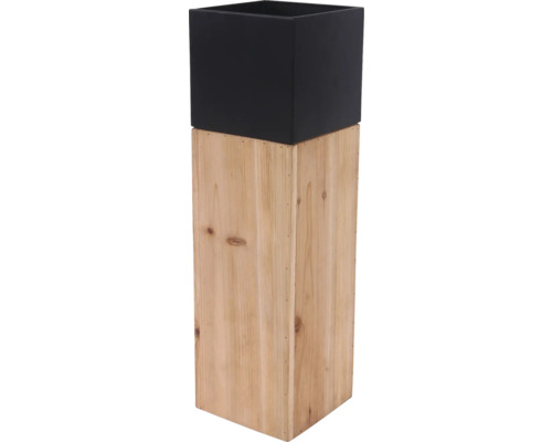 Blumenkübel mit Holzsockel