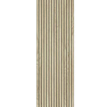 Panneau en bois avec structure à lamelles pour la décoration murale