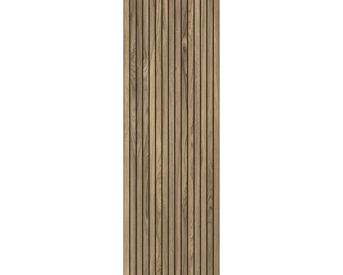 Holzpaneel mit vertikalen Lamellen für Wand- und Deckengestaltung