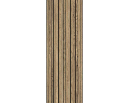 Holzpaneel mit Lamellenstruktur