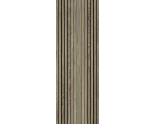 Panneau en bois avec structure à lamelles pour revêtement mural et de plafond