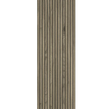 Panneau en bois avec lamelles verticales pour revêtement mural ou de plafond