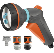 Pistolet d'arrosage avec divers raccords