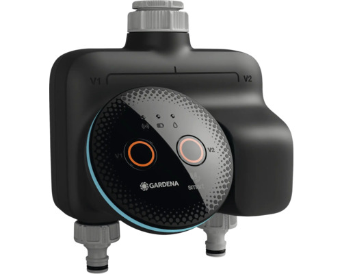Smarte Bewässerungssteuerung GARDENA smart Dual Water Control Gardena SmartControl Bewässerungssteuerung für die Gartenbewässerung