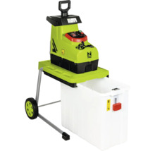 Gartenhäcksler mit Auffangbehälter