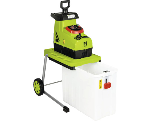 Gartenhäcksler mit Auffangbehälter