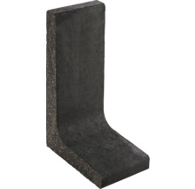 Bordure de béton, élément d'angle pour l'aménagement paysager et de jardin