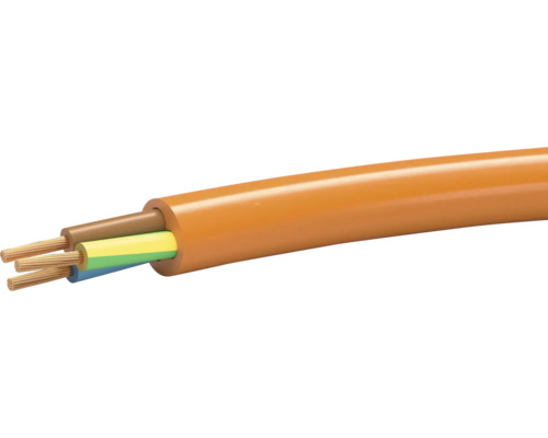 Câble électrique à trois conducteurs avec isolation