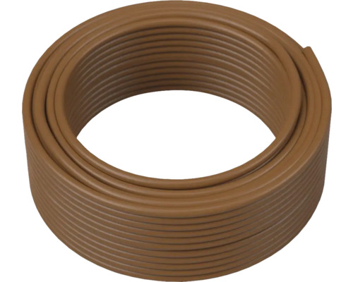 Fil T 2.5 mm² brun 100 m Rouleau de placage de chant en plastique