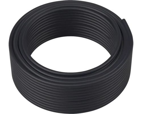 Fil T 2,5 mm2 noir 100 m Gaine de protection de câble enroulée