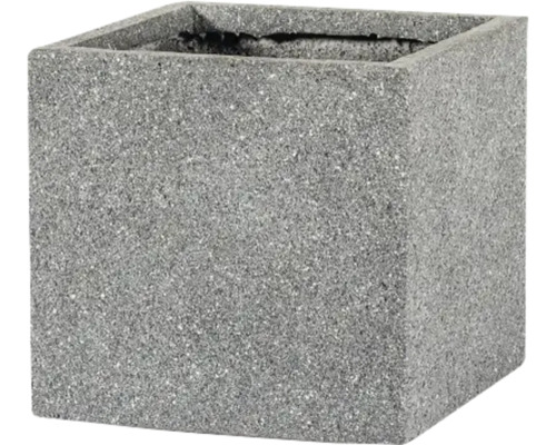 Pot de fleurs carré en pierre