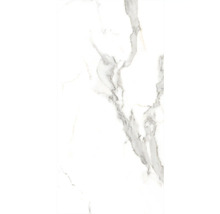 Weisse Fliese mit Marmormuster