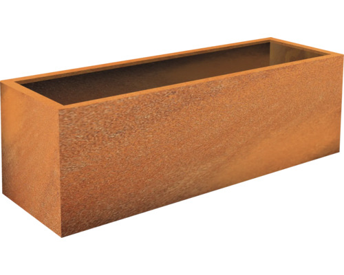 Rechteckiger Pflanzkasten aus Metall