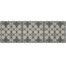 Dalles de terrasse en plastique, connectées