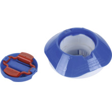 Diffuseur flottant de produits chimiques pour piscine avec couvercle pour la distribution de chlore ou de brome