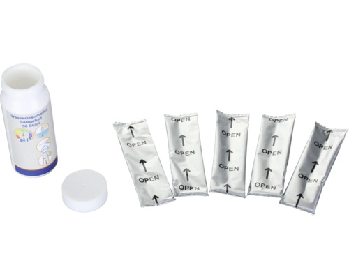 Kit de bandelettes de test d'eau avec 50 pièces et emballages séparés