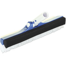 Brosse de piscine avec éponge et poils