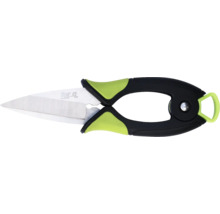 Sécateur avec lames en acier inoxydable et poignées en plastique