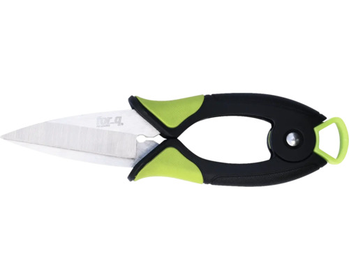 Sécateur avec lames en acier inoxydable et poignées en plastique