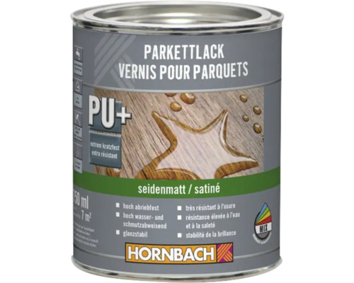 Boîte de vernis pour parquet satiné